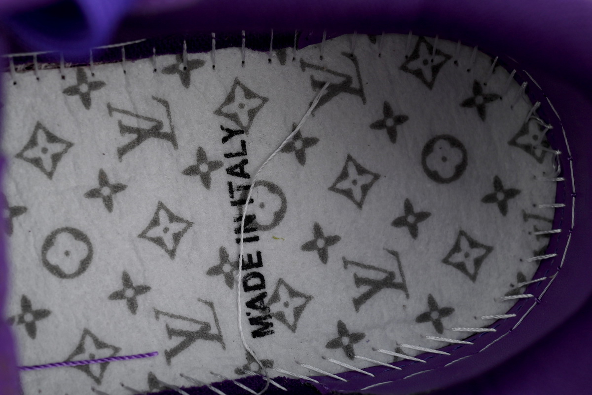 Louis Vuitton Trainer 2022 Crystal Chunky Orange