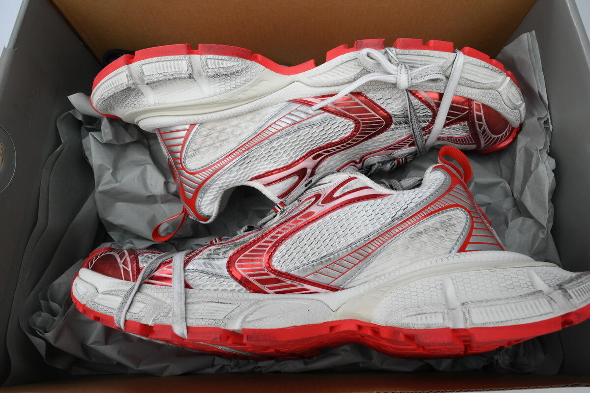 Balenciaga White Red 734734 W3XL2 9060