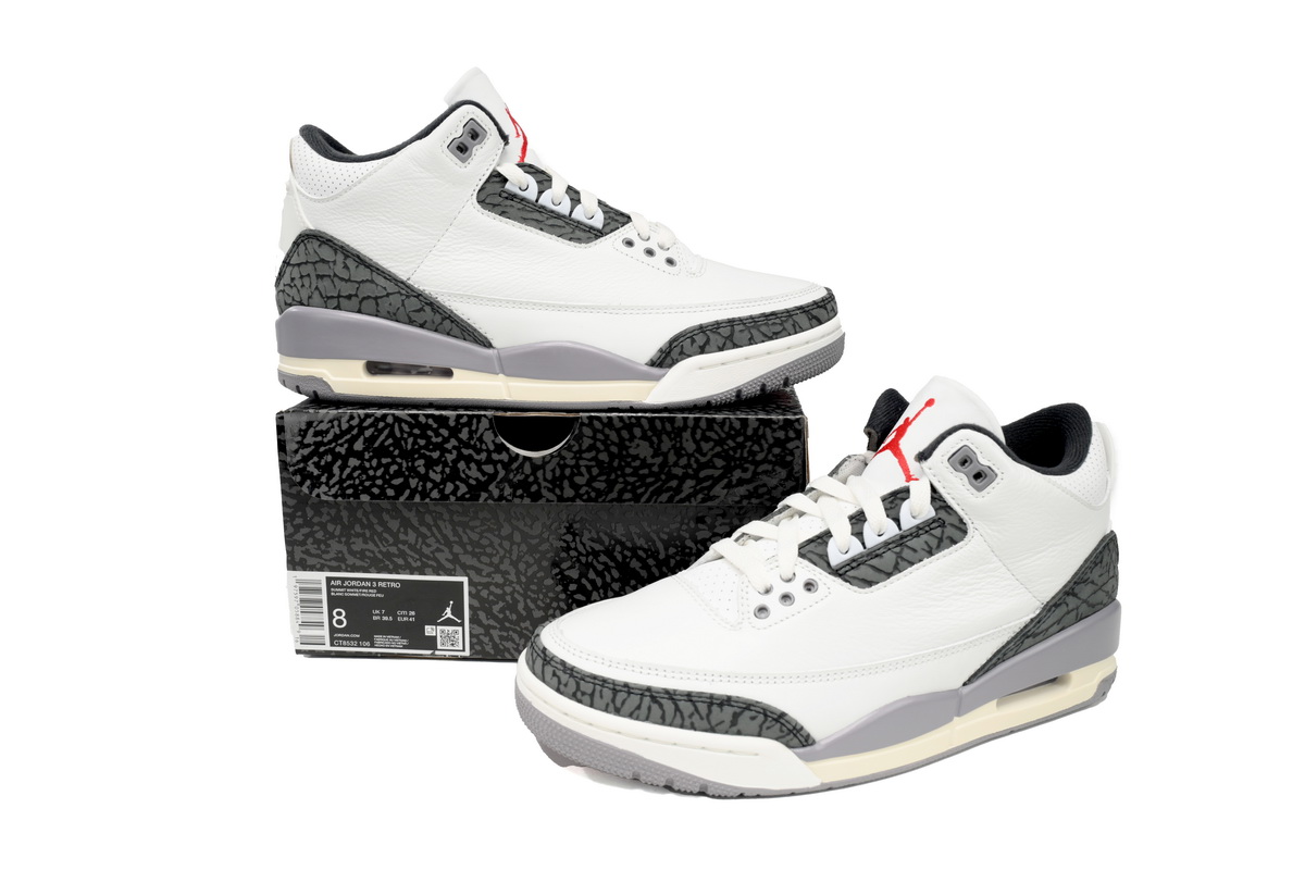 Air Jordan 3 Cement Grey CT8532-106