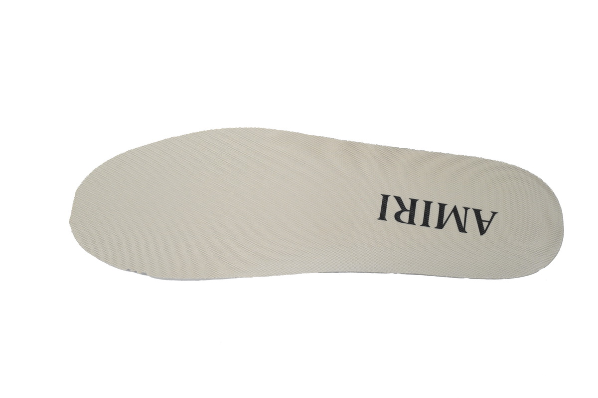 Amiri Sunset Skate Low Sneakers White Grey