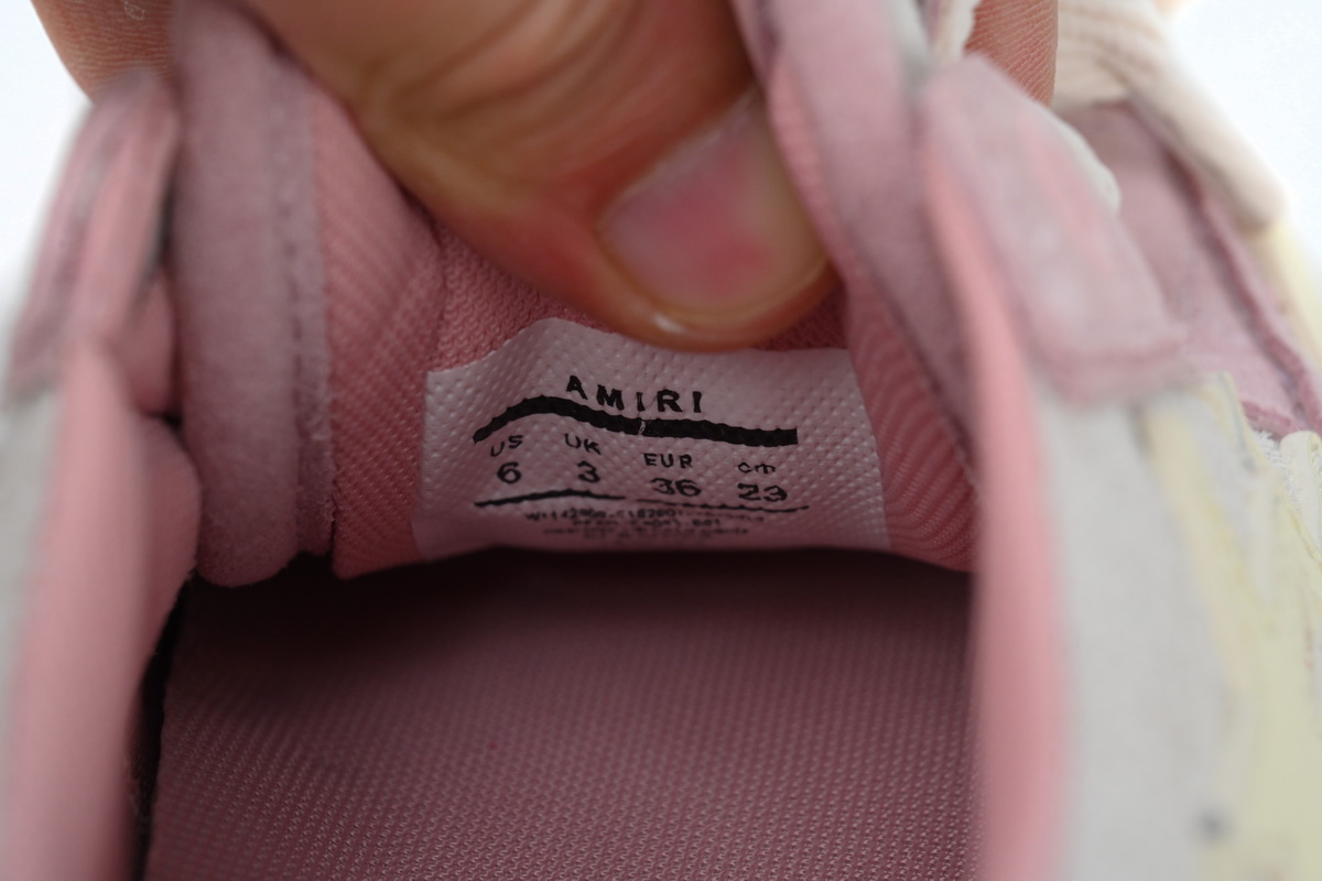 Amiri Sunset Skate Low Sneakers Pink