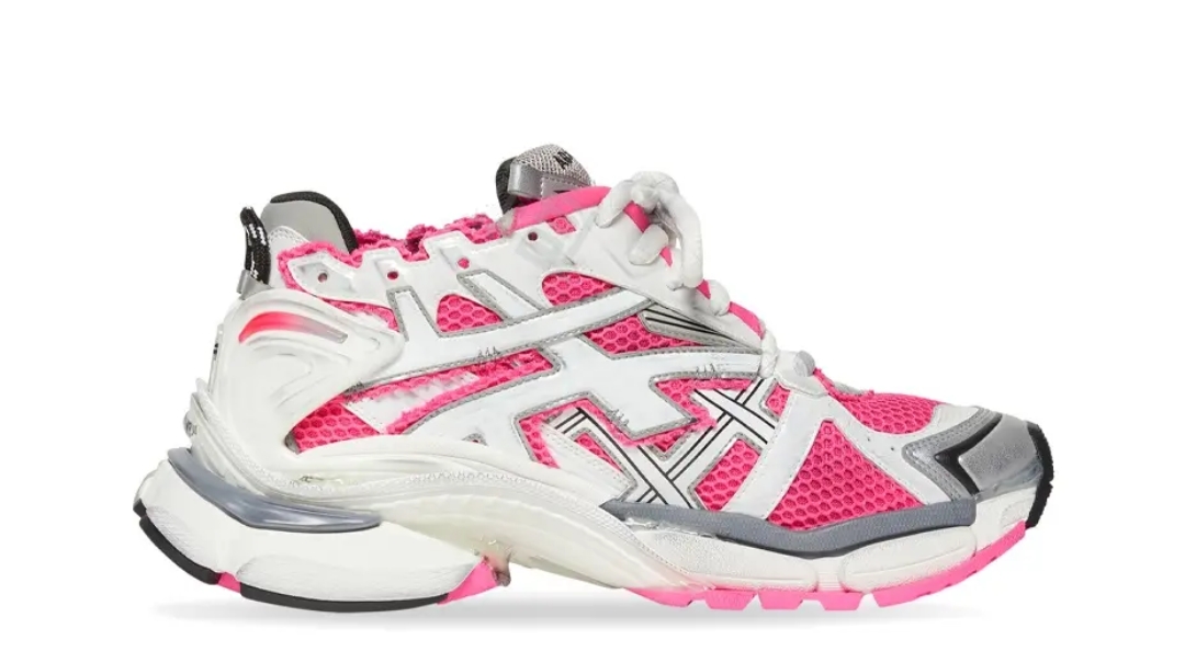 Balenciaga Runner Sneaker Pink white