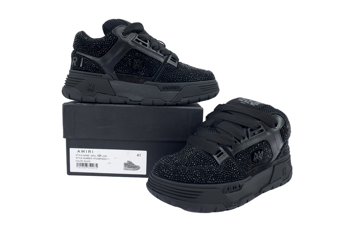 AMIRI Crystal Ma-1 Sneakers Black