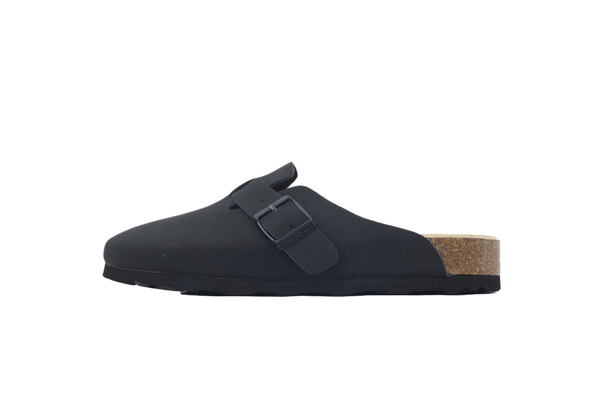 Birkenstock Boston Soft Footbed Black Oil Surface