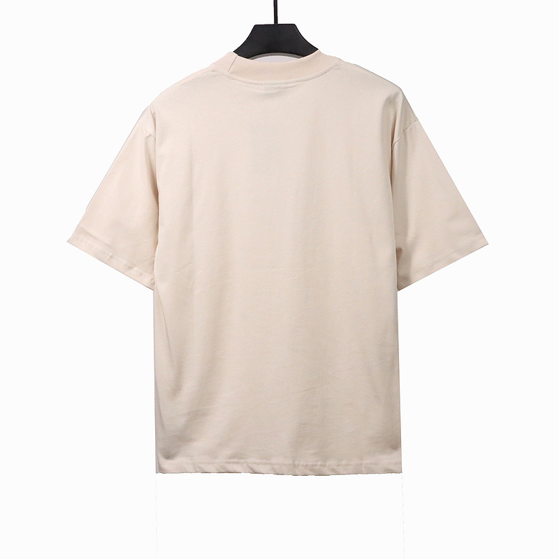 Balenciaga fuzzy cola print short-sleeve white