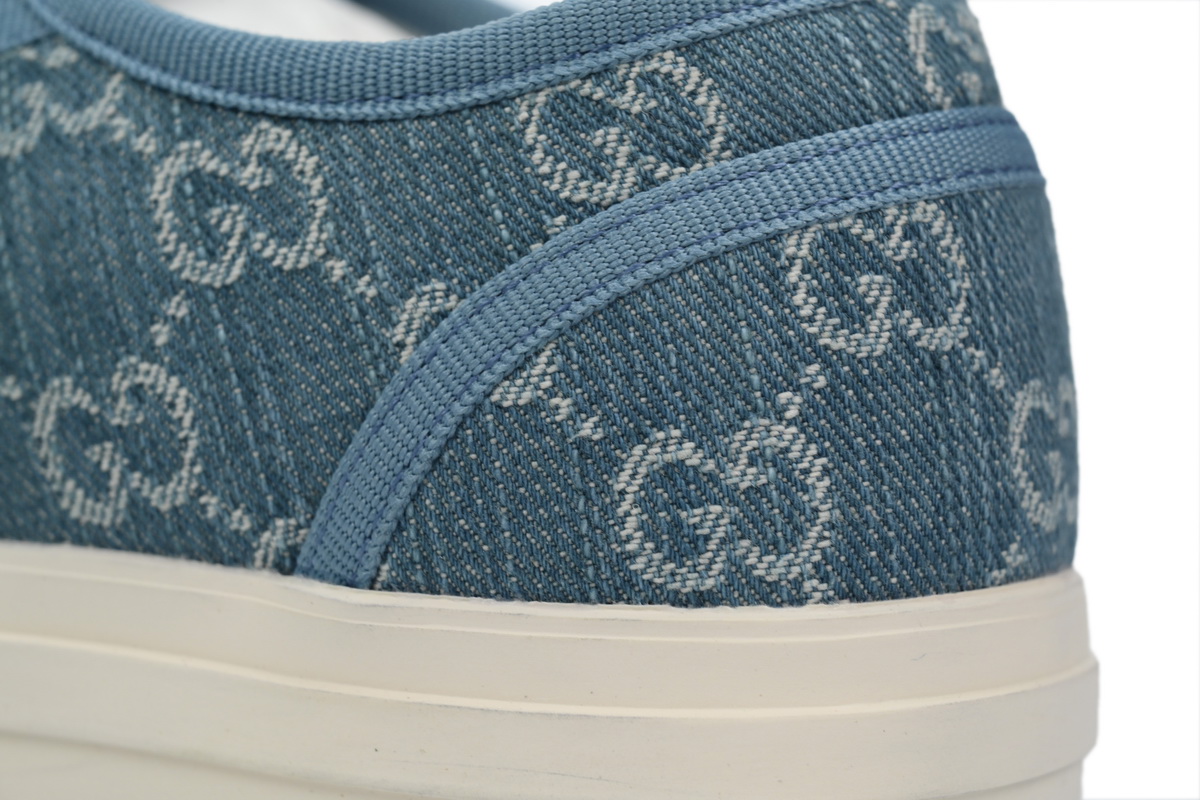 Gucci canvas shoes shell Blue