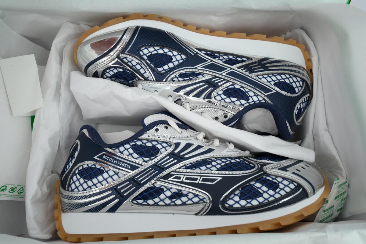 Bottega Veneta Orbit Abyss Silver