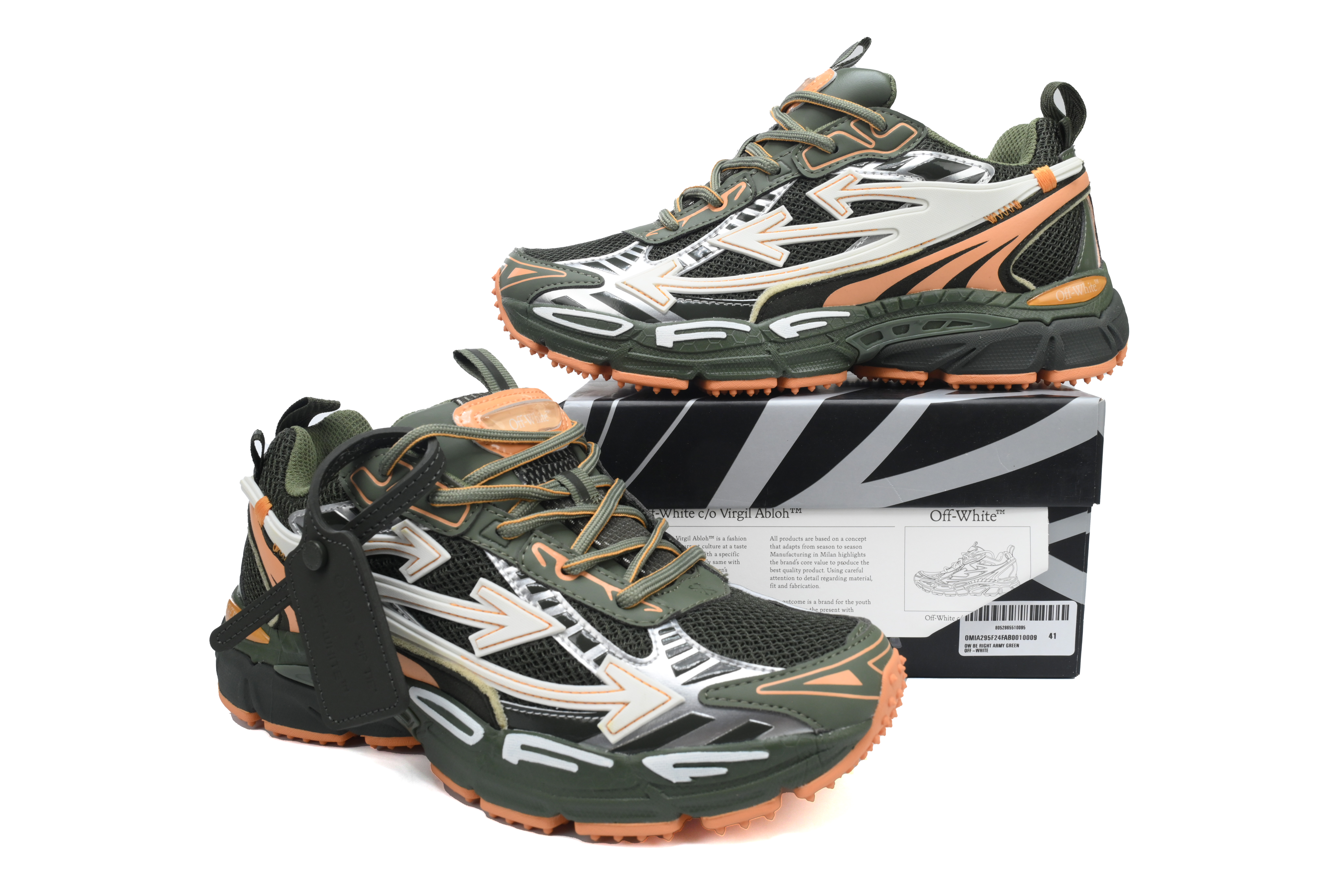 OFF-WHITE Military Green OMIA295F24 FAB00 10009