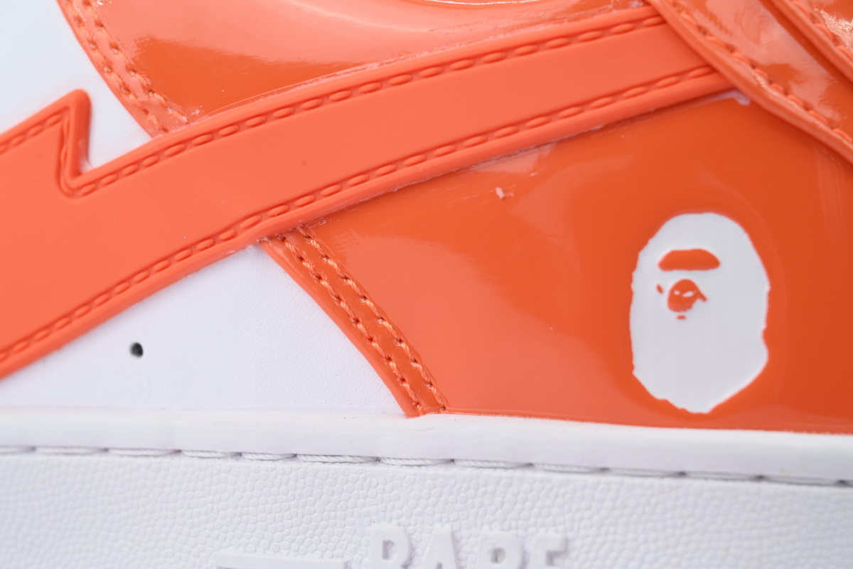 Bape STA OZXSHMX91310N A BATHING APE White orange red