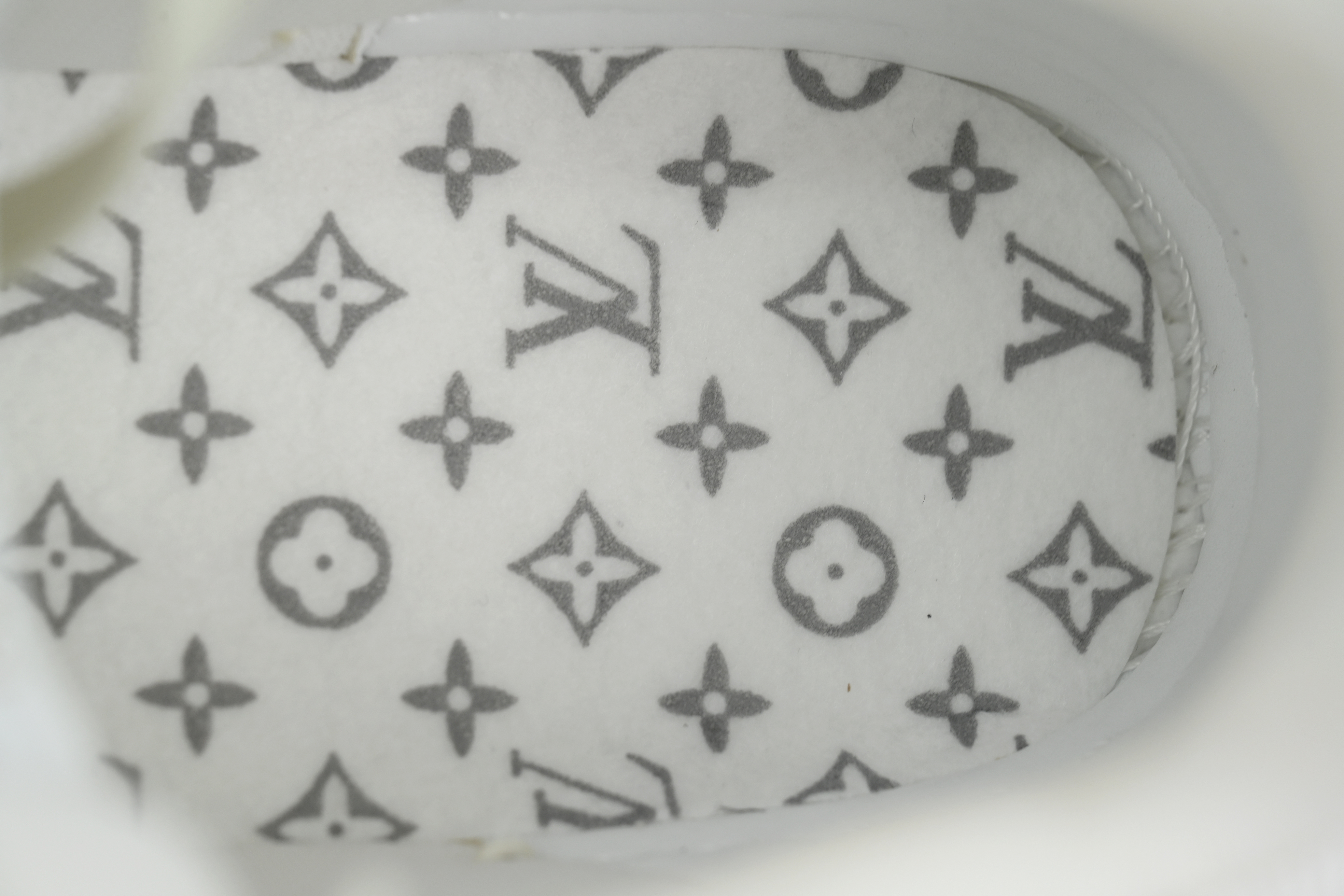 Louis Vuitton Grey White Grid