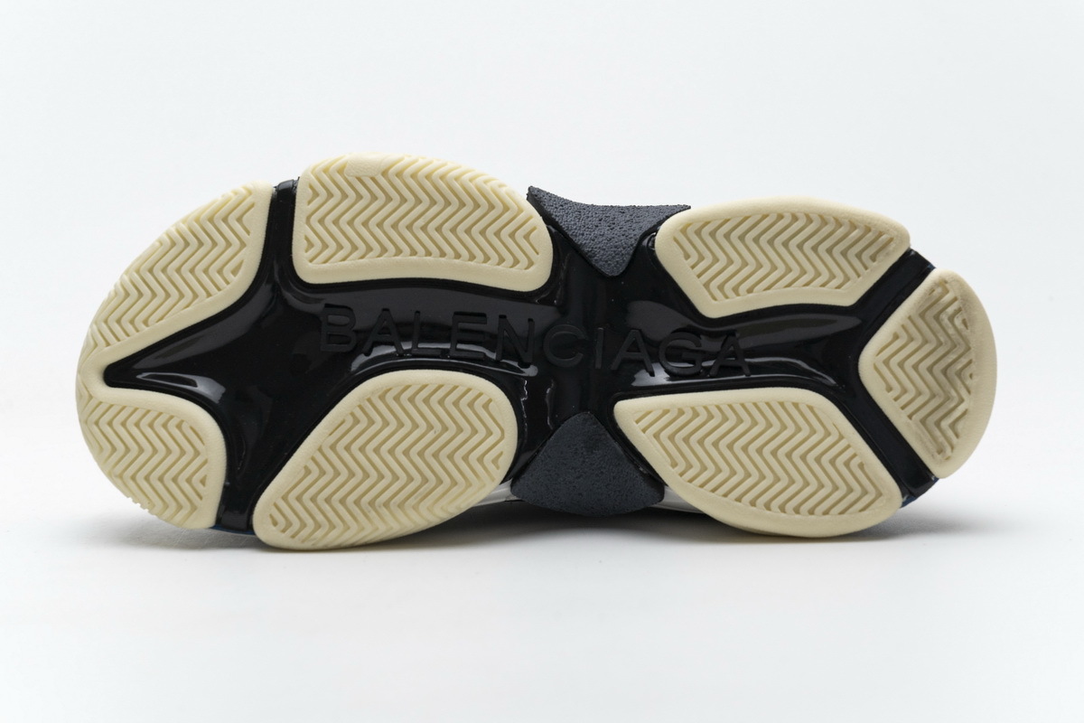 Balenciaga Triple S Black Grey Blue 541624 W06E2 7282