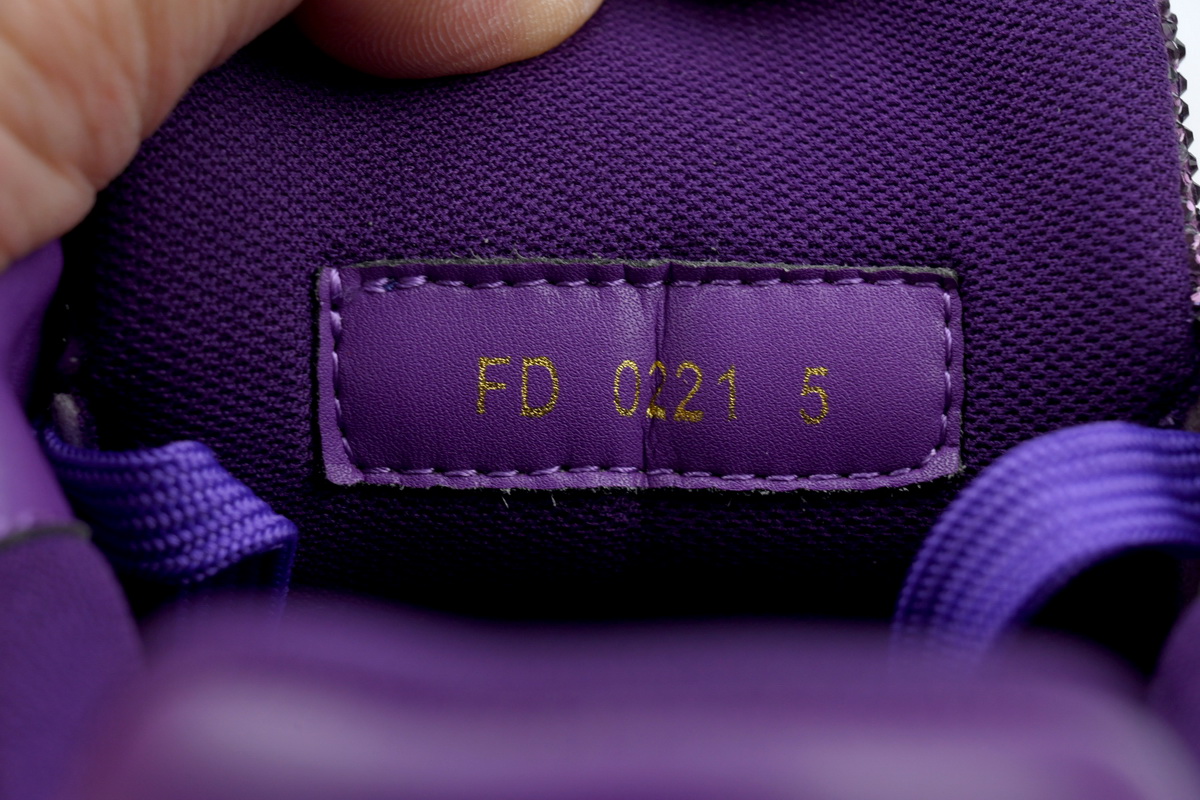 Louis Vuitton Trainer 2022 Crystal Chunky Orange