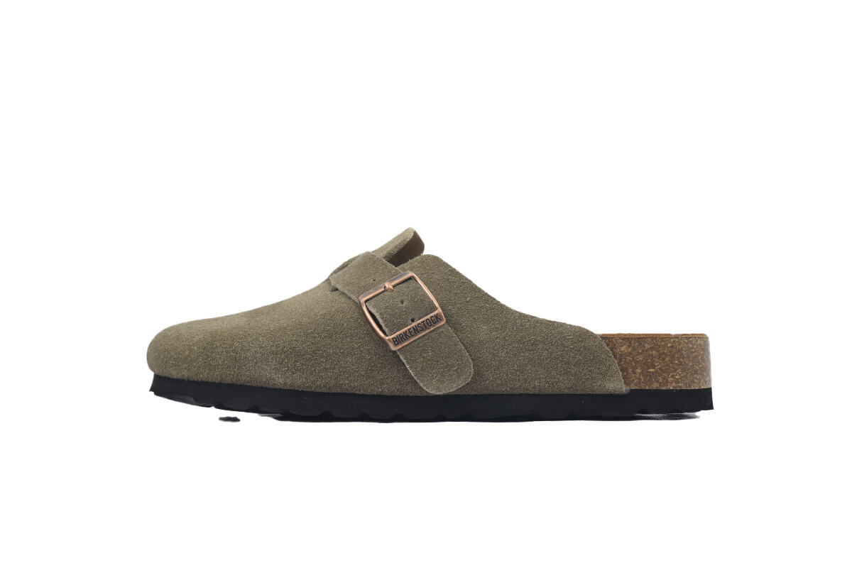 Birkenstock Boston Soft Footbed Grayish Green