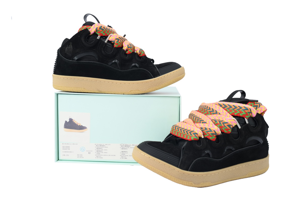 Lanvin Leather Curb Black PB