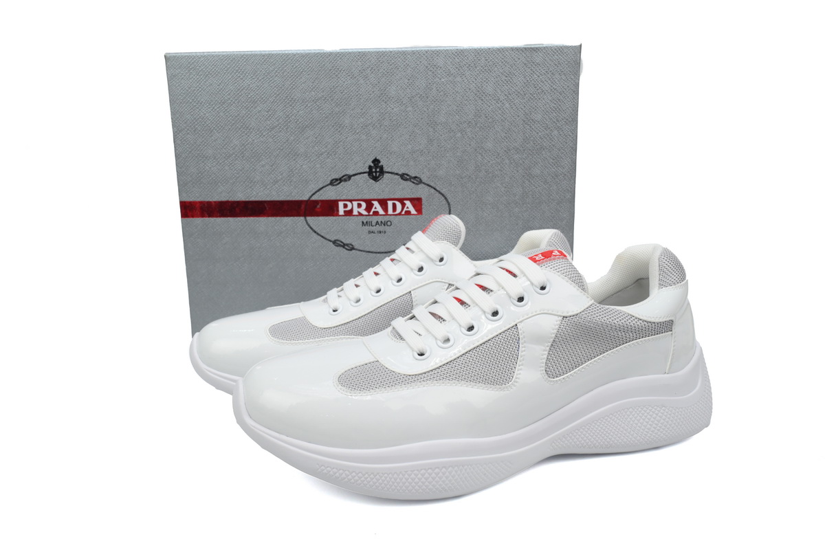Prada All white mesh shoes