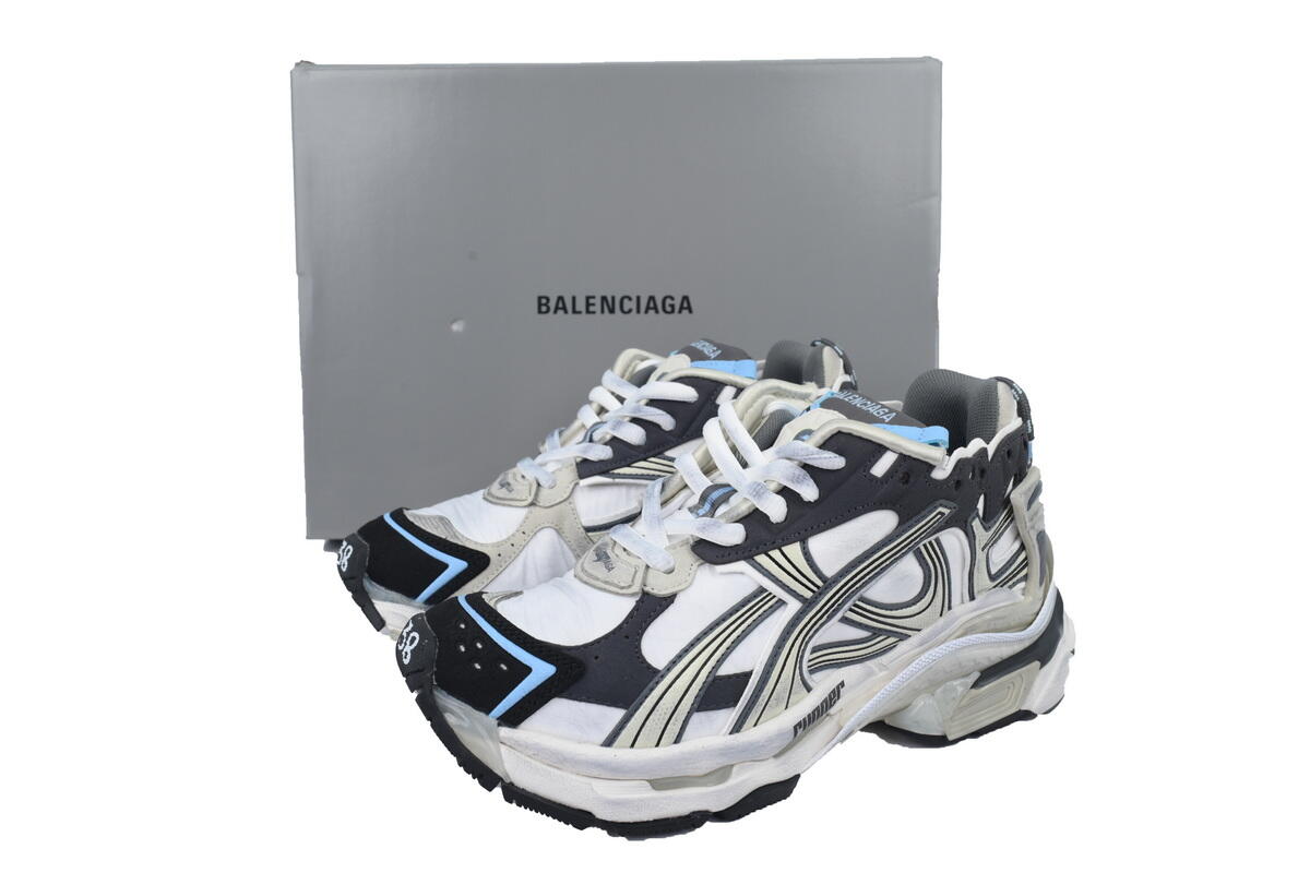 Balenciaga Runner Sneaker Lan Bai Hei 772767 W3RNY 0623