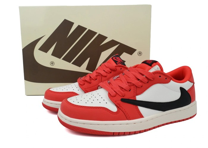 LJR Batch Scott x Air Jordan 1 Low Red DM7688-100
