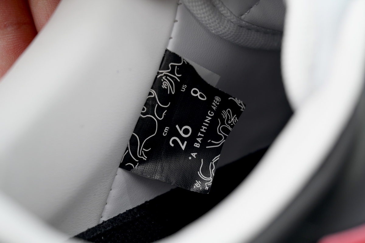 Bape STA OZXSHMX91310N A BATHING APE White black red