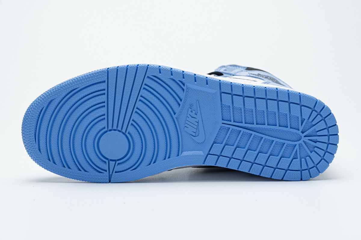 Air Jordan 1 Retro High White University Blue 555088-134