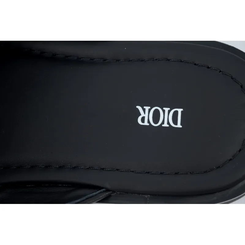 Dior Alias Sandal Beige And Black Dior Oblique Jacquard