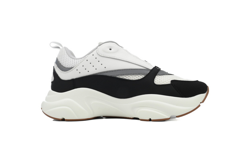 Dior White Black 'B22' Sneakers Cream