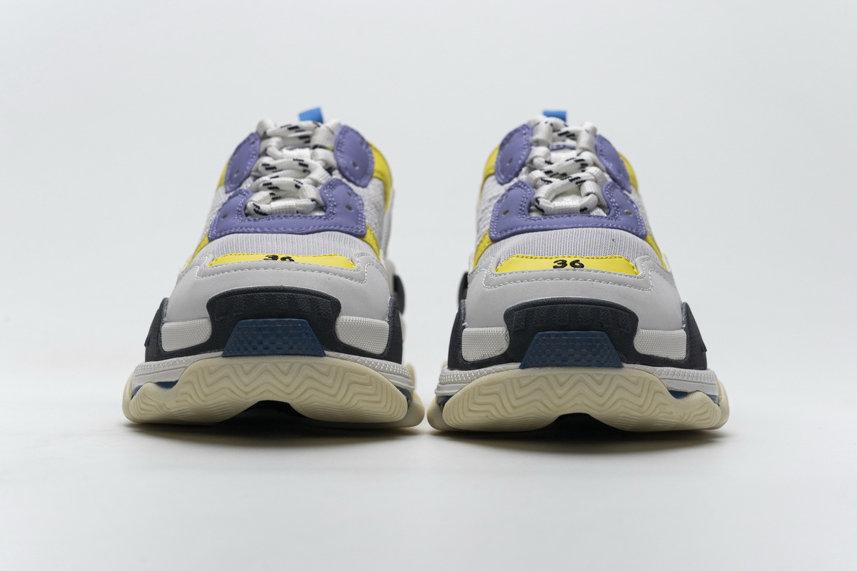 Balenciaga Triple S Black Grey Blue 541624 W06E2 7282