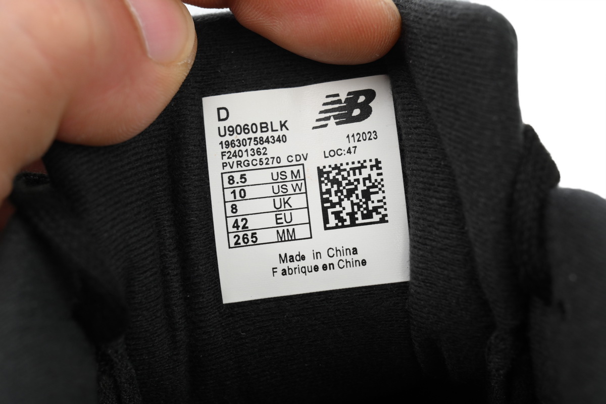 New Balance 9060 'Black Castlerock' U9060BLK