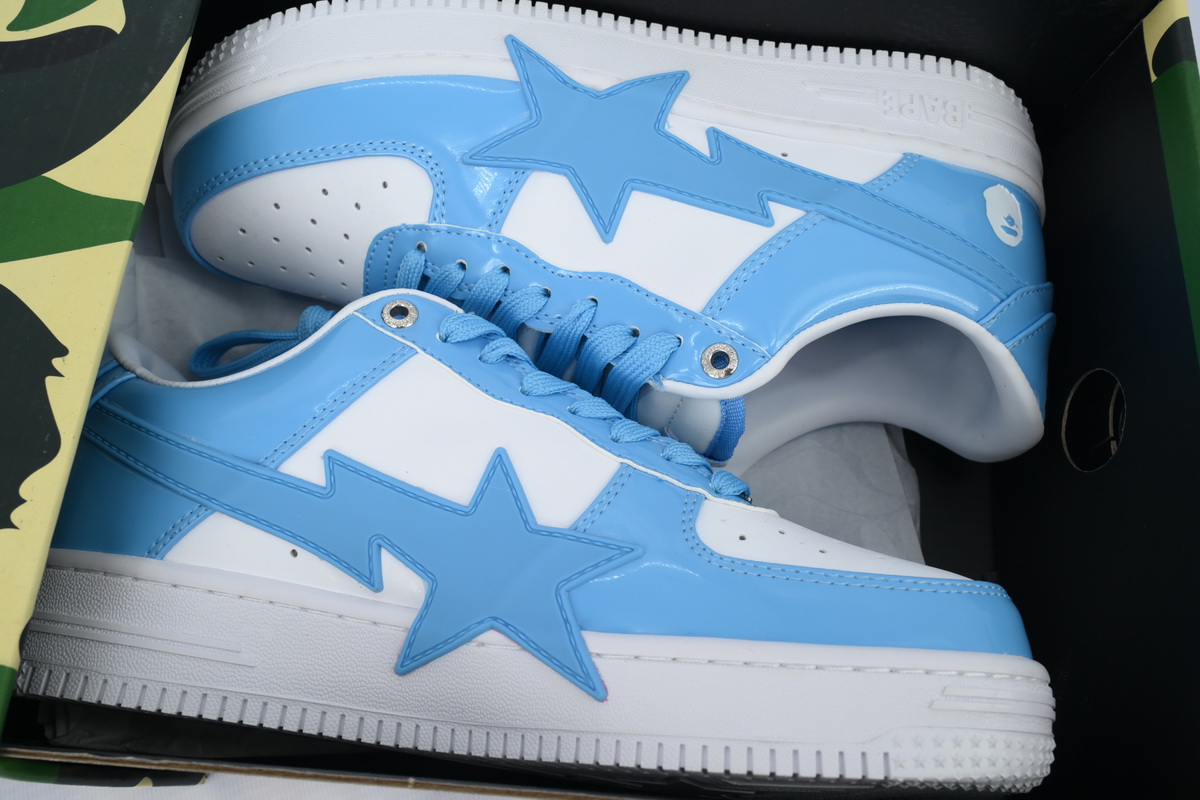 Bape STA OZXSHMX91310N A BATHING APE White Moon Blue