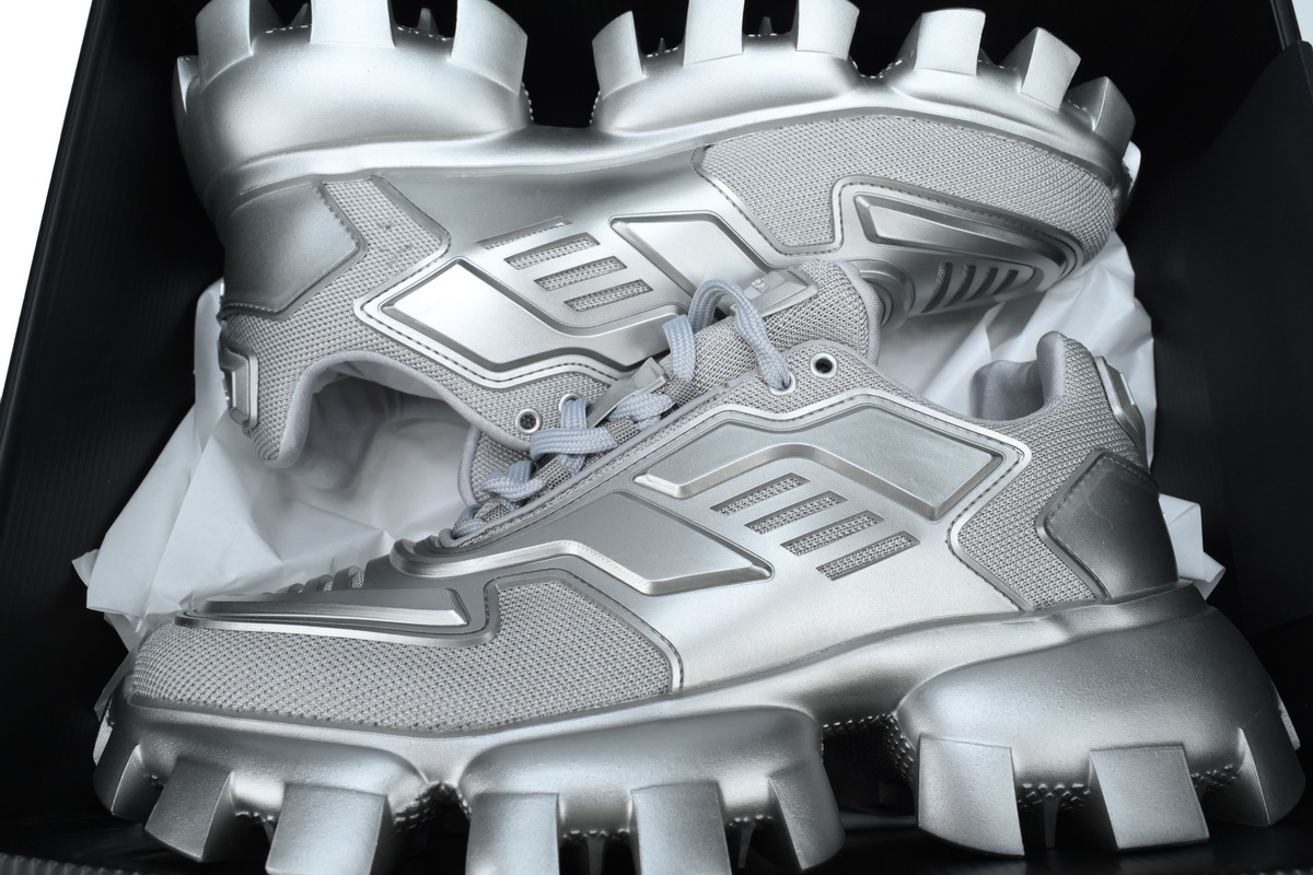 Prada Cloudbust Thunder Sneakers Silvery