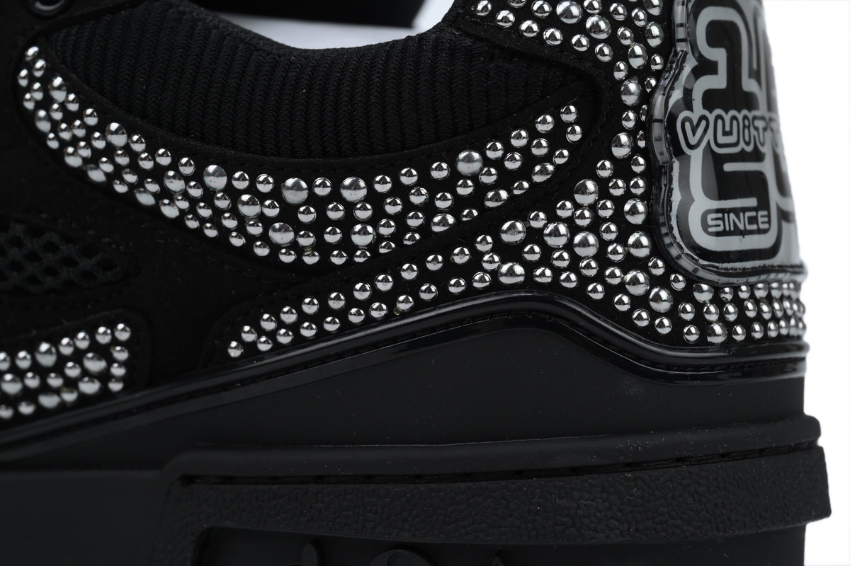 Louis Vuitton Skate Trainer Black Swarovski Monogran 1ABMHV