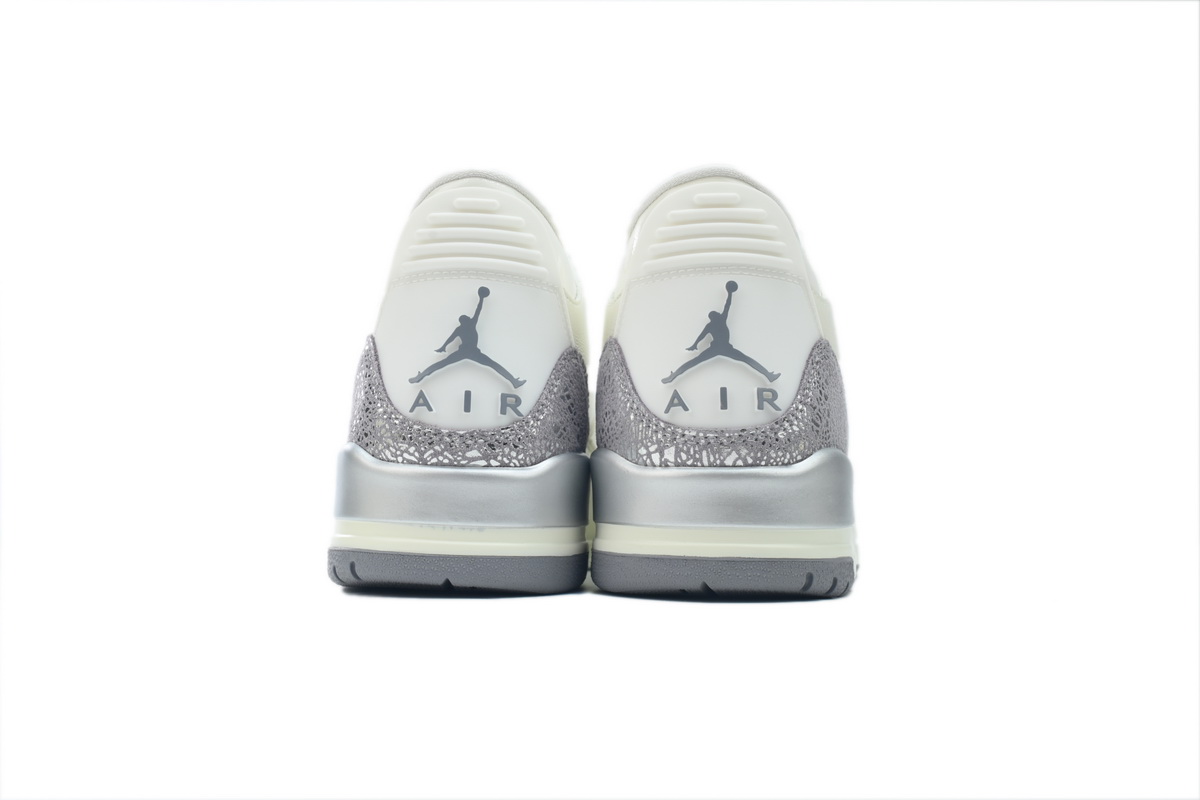 Air Jordan 3 Retro 'Sail Metallic Silver' CK9246-100