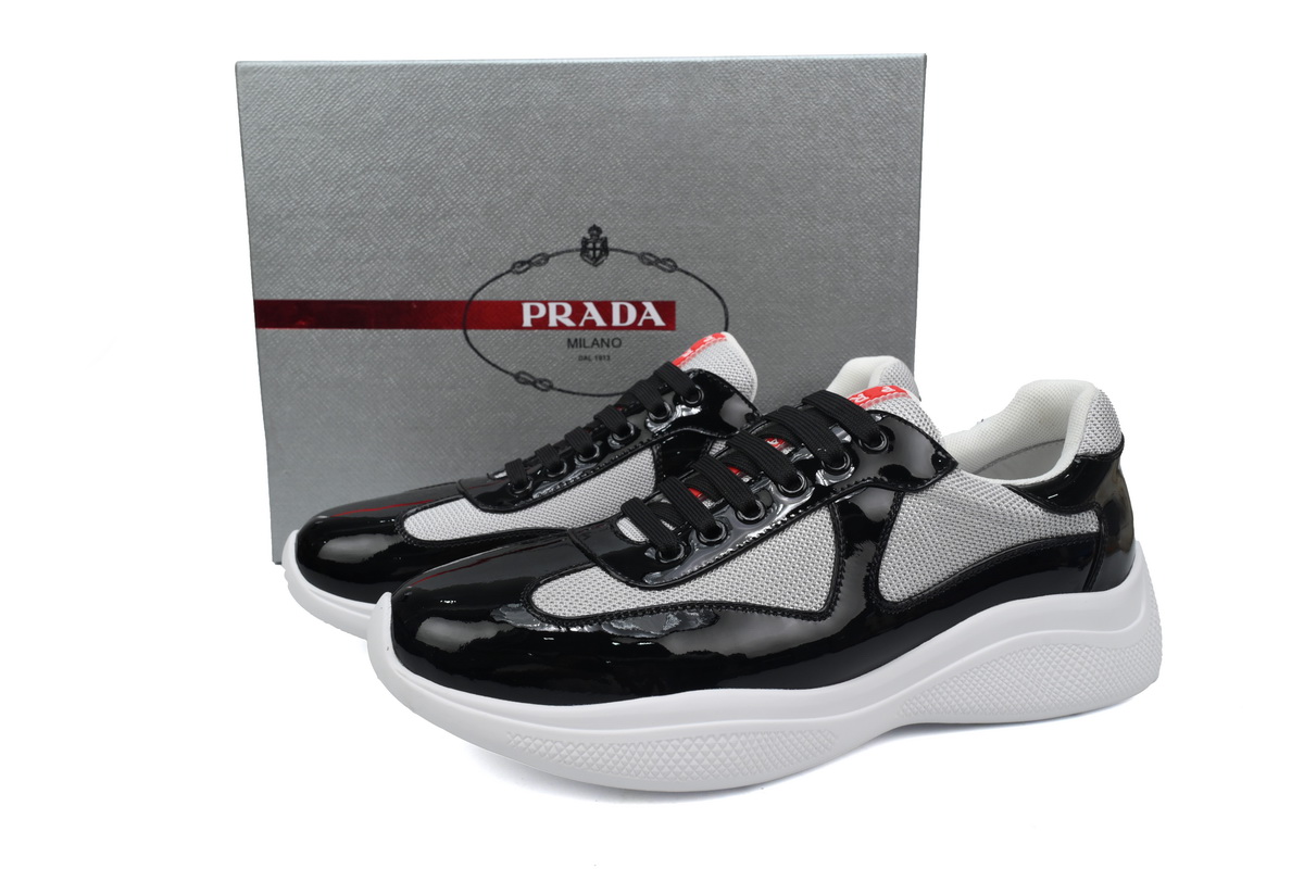 Prada Net shoes black and gray
