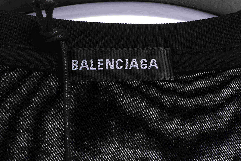 Balenciaga Coke Print Short Sleeve Black