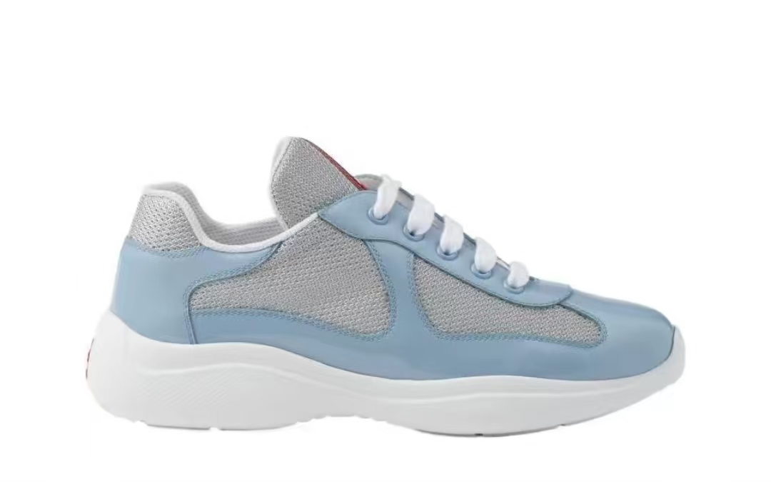 Prada America's Cup Soft rubber and bike fabric sneakers