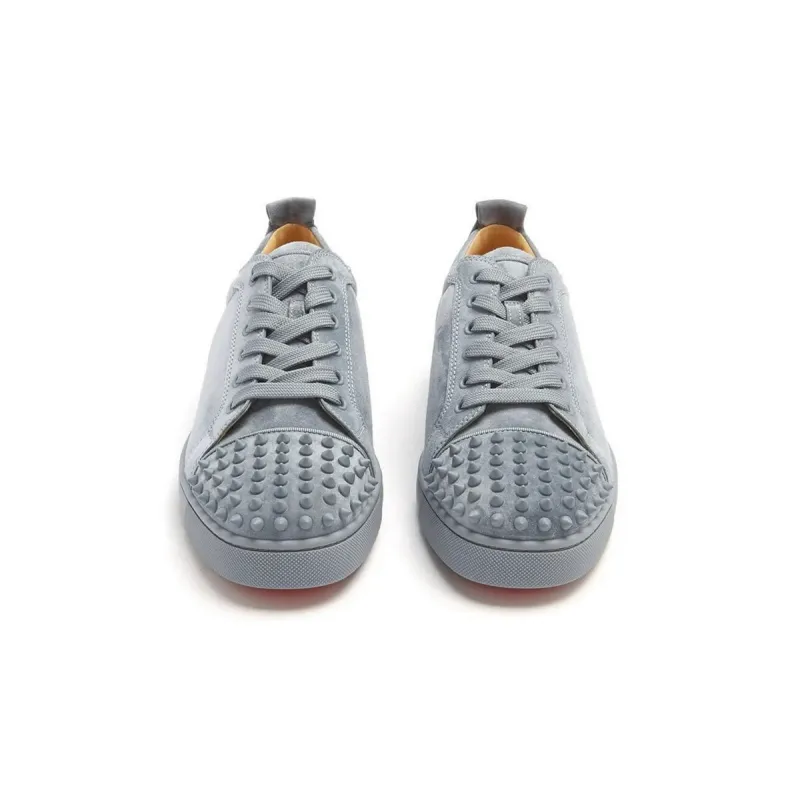 Christian Louboutin Louis Junior Spike Low Trainers Grey