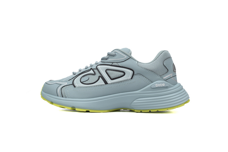 Dior Light Grey 'B30' Sneakers New Blue 3SN27ZIR-16536
