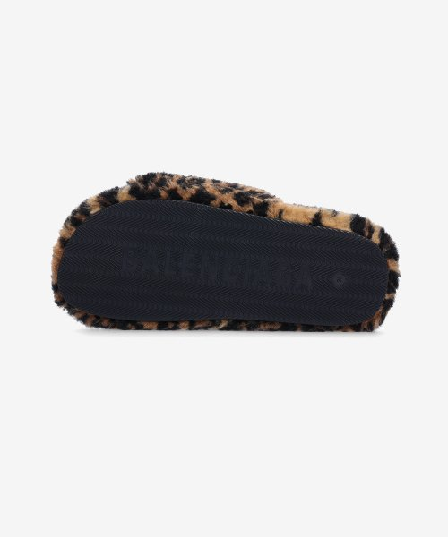 Balenciaga Furry Slides 'Leopard'