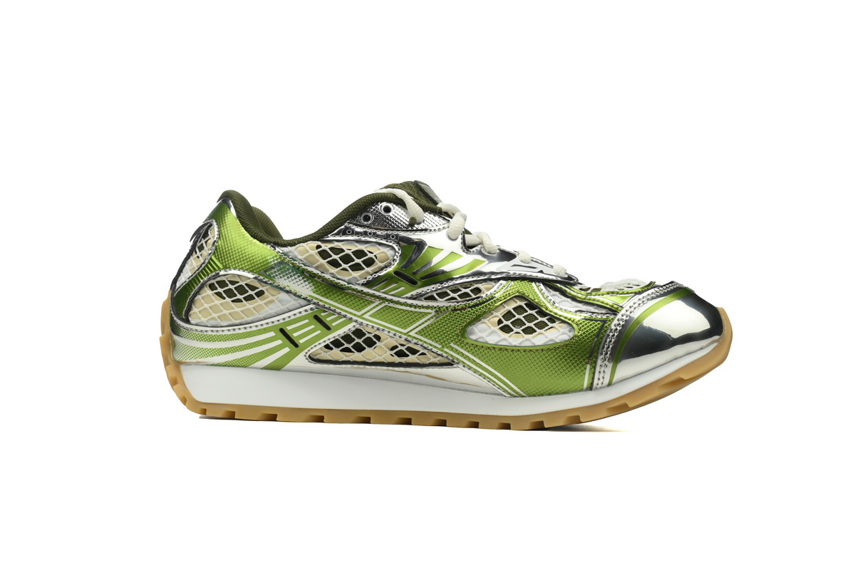 Bottega Veneta Orbit Sneaker Olive Green