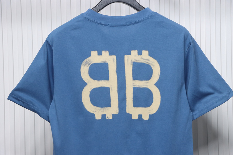 Balenciaga Bitcoin logo short sleeve T-shirt