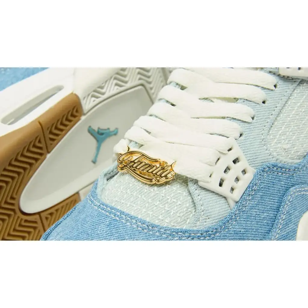 Air Jordan 4 Denim Worn Blue