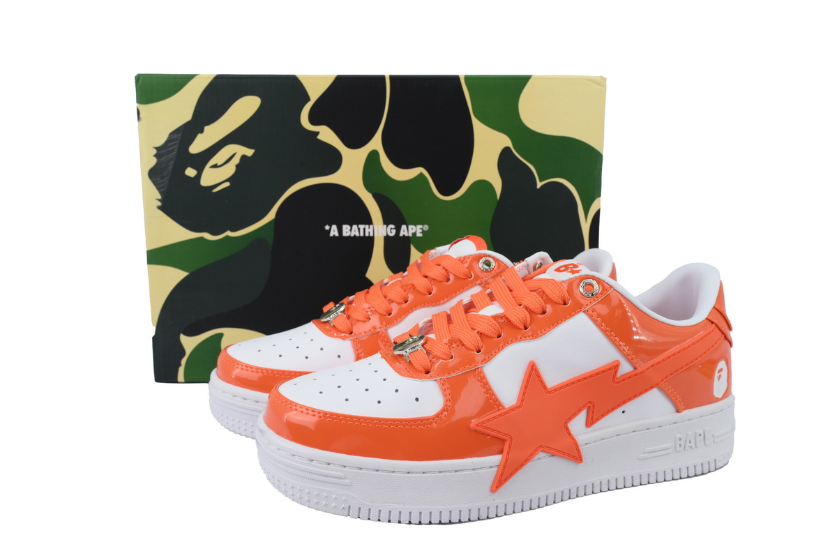 Bape STA OZXSHMX91310N A BATHING APE White orange red