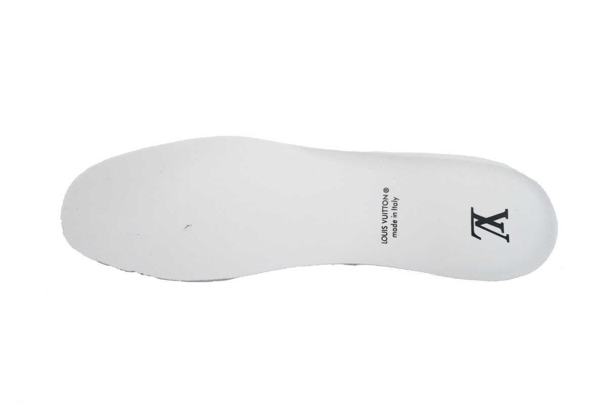 LOUIS VUITTON Trainer White and blue denim