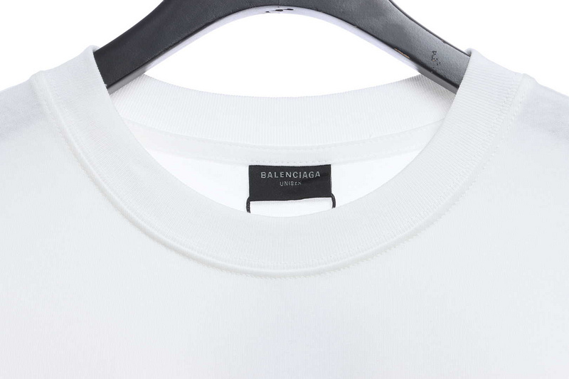 Balenciaga damaged coke wave short-sleeve white