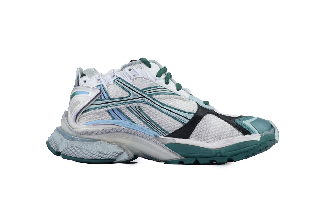 Balenciaga Runner Sneaker 'White Green Blue' 772774 W3RMU 9034