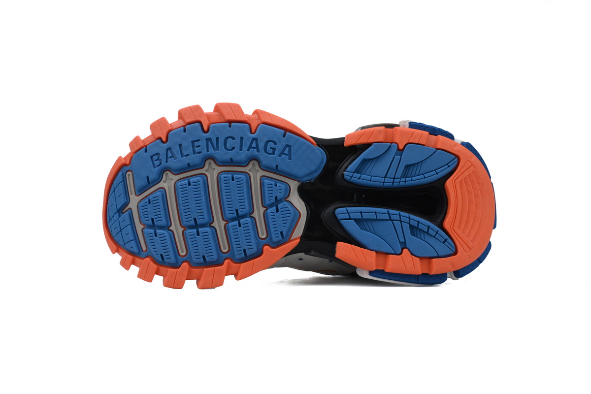 Balenciaga Track Sneaker White Blue Orange