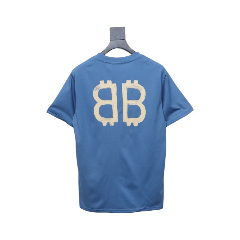 Balenciaga Bitcoin logo short sleeve T-shirt