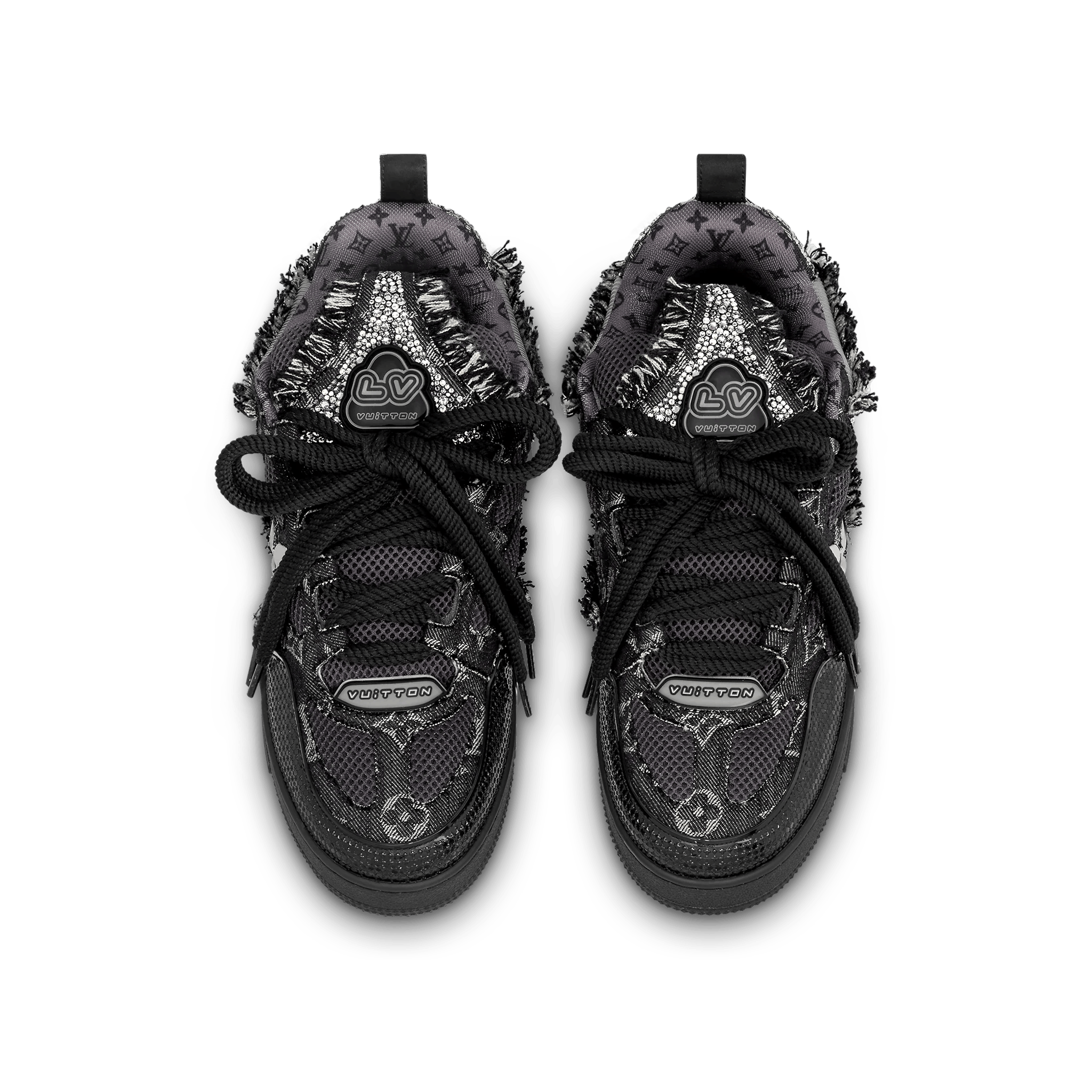 LOUIS VUITTON Swarovski™ crystals Skate Sneakers