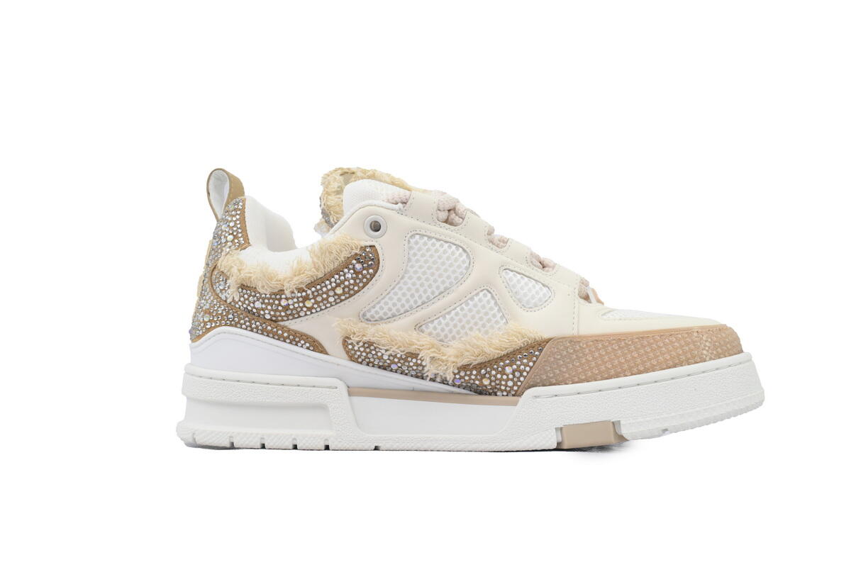 Louis Vuitton Skate Horse Hair Apricot Diamond