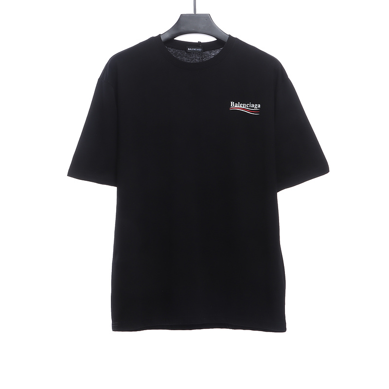 Balenciaga Coke Print Short Sleeve Black