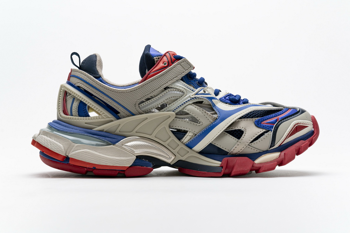 Balenciaga Track 2 Sneaker Beige Blue 570391 W2GN2 8570